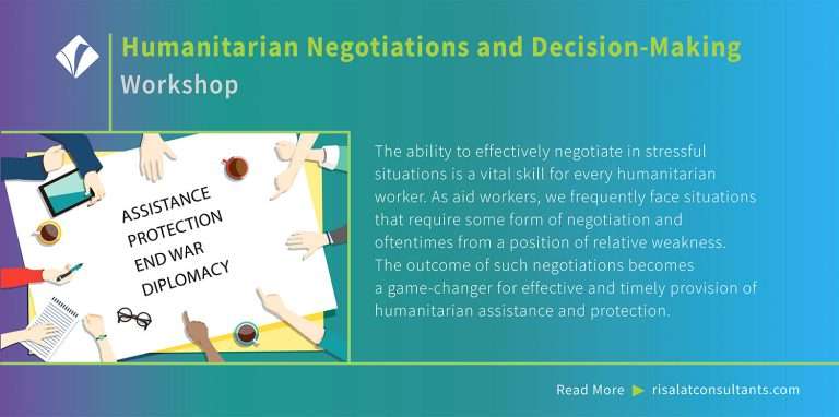 Training on Humanitarian Negotiations and Decision-Making