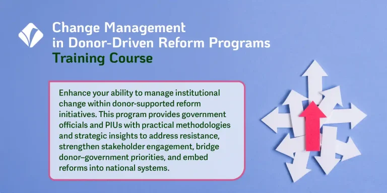 Change Management in Donor-Driven Reform Programs
